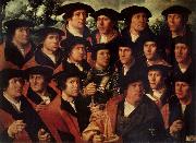 JACOBSZ, Dirck Group portrait of the Shooting Company of Amsterdam oil